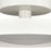 Atlas Lighting Nancy 13.75'' Wide LED Semi Flush Mount, White/White