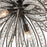 Atlas Lighting Naples 35'' Wide 8Lt Semi Flush Mount, Graphite/Gray