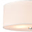 Atlas Lighting Oak Valley 16''W 2Lt Semi Flush Mount, Chrome/White
