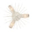 Atlas Lighting Sea Urchin 20''W 3Lt Semi Flush, White Coral/White