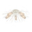 Atlas Lighting Sea Urchin 32''W 5Lt Semi Flush, White Coral/White