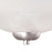 Atlas Lighting Tia 11.75'' Wide 2Lt Semi Flush Mount, Nickel/White
