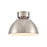 Atlas Lighting Zayne 12''W 1Lt Semi Flush, Brushed Nickel/Silver
