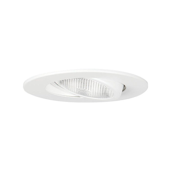Atlas Lighting 6'' Wide 1Lt Recessed Trim, Matte White