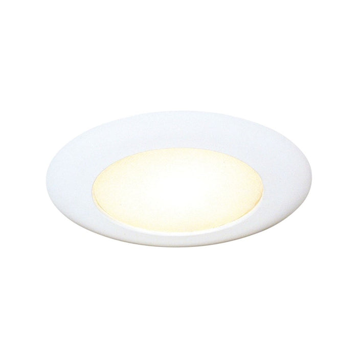 Atlas Lighting 8'' Wide 1Lt Albalite Recessed Light, White