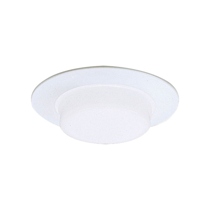 Atlas Lighting CL11956-WH 8in 1-Light Shower Trim Recessed Light | Modern White Metal | Bathroom & Shower | 8 x 8 x 8 in | Model CL11956-WH
