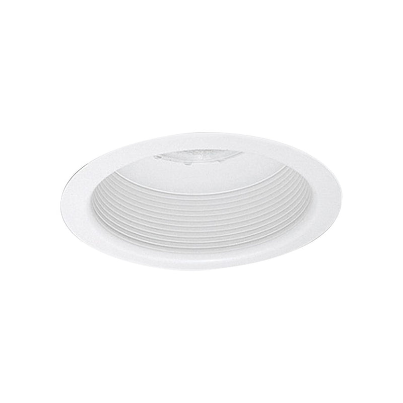 Atlas Lighting CL11960-WH 4in Recessed Lighting Trim | Modern White Metal | Indoor Dry Locations | 7.25 x 7.25 x 4 in | Model CL11960-WH