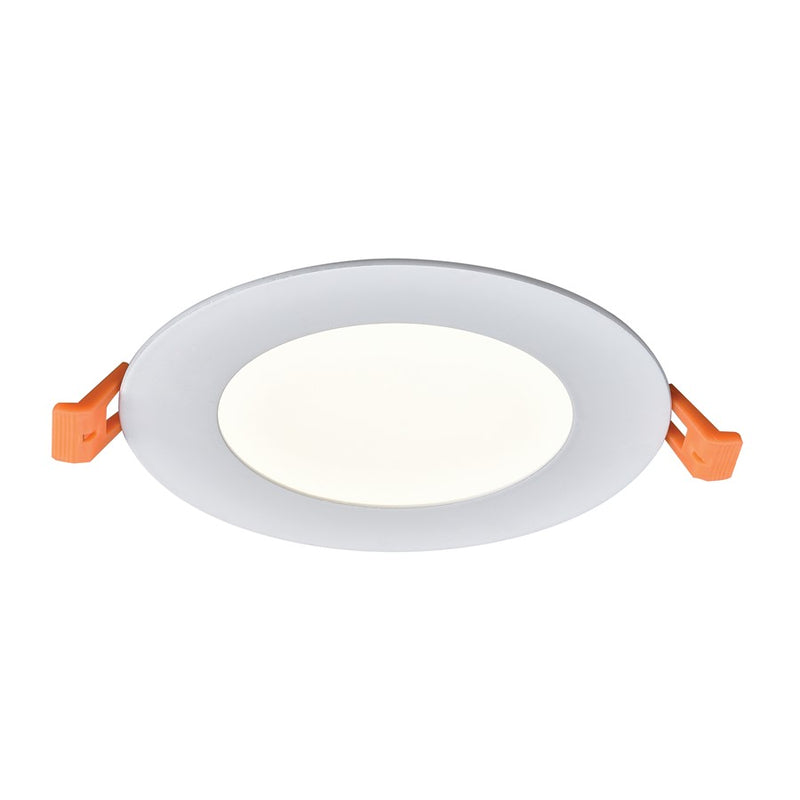 Atlas Lighting Mercury 5'' Wide LED Round Recessed Light, White
