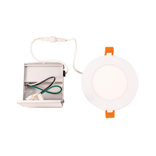 Atlas Lighting Mercury 5'' Wide LED Round Recessed Light, White