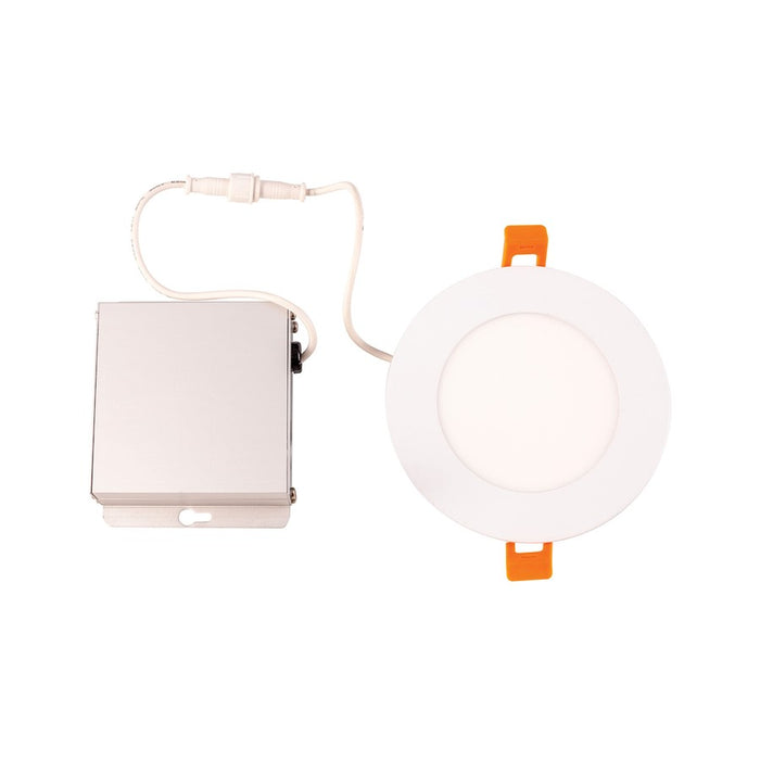 Atlas Lighting Mercury 5'' Wide LED Round Recessed Light, White