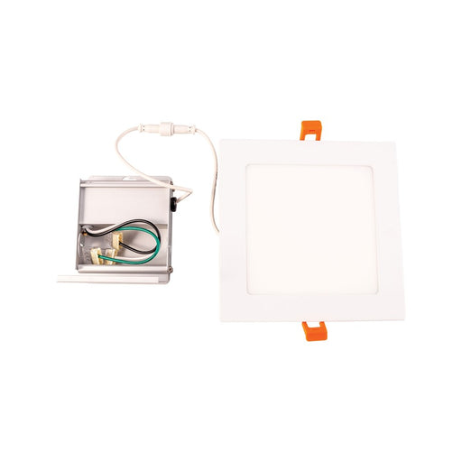 Atlas Lighting Mercury 6.75'' Wide LED Square Recessed Light, White
