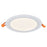Atlas Lighting Mercury 7'' Wide LED Round Recessed Light, White