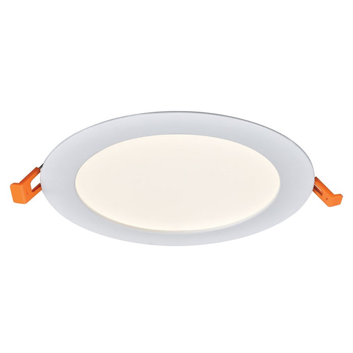 Atlas Lighting Mercury 7'' Wide LED Round Recessed Light, White