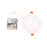 Atlas Lighting Mercury 7'' Wide LED Round Recessed Light, White