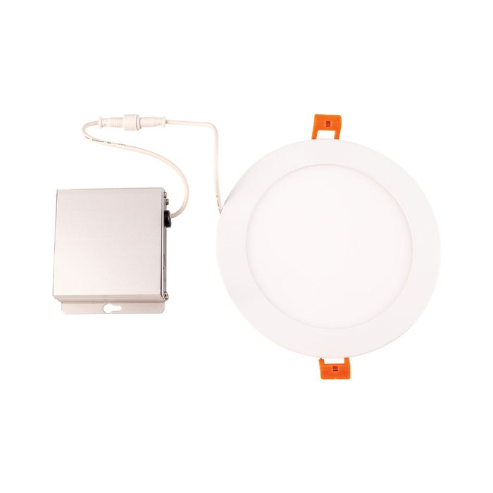 Atlas Lighting Mercury 7'' Wide LED Round Recessed Light, White
