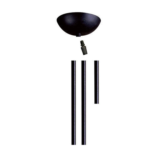 Atlas Lighting Rod Kit 1x6" 2x12" Extensions, Dark Rust/Black - CL11972-BK