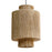 Atlas Lighting Corsair 12'' Wide 1Lt Mini Pendant, Natural/Natural