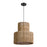 Atlas Lighting Corsair 16'' Wide 1Lt Pendant, Natural/Natural