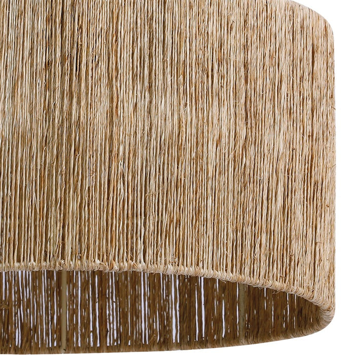 Atlas Lighting Corsair 16'' Wide 1Lt Pendant, Natural/Natural
