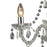 Atlas Lighting Theatre 16'' Wide 3Lt Chandelier, Clear