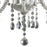 Atlas Lighting Theatre 16'' Wide 3Lt Chandelier, Clear