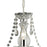 Atlas Lighting Theatre 16'' Wide 3Lt Chandelier, Clear