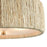 Atlas Lighting Abaca 16.75''W 3Lt Semi Flush Mount, Brass/Natural