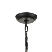 Atlas Lighting Bridgette 16in 4-Light Chandelier | Modern Matte Black and Satin Brass | Dining Room & Living Room | 16 x 16 x 17 in | Model CL12088-BK