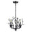 Atlas Lighting Circeo 16'' Wide 3Lt Chandelier, Deep Rust/No Shade