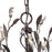 Atlas Lighting Circeo 16'' Wide 3Lt Chandelier, Deep Rust/No Shade