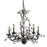 Atlas Lighting Circeo 27'' Wide 5Lt Chandelier, Deep Rust/No Shade