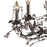 Atlas Lighting Circeo 27'' Wide 5Lt Chandelier, Deep Rust/No Shade
