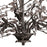 Atlas Lighting Circeo 27'' Wide 5Lt Chandelier, Deep Rust/No Shade