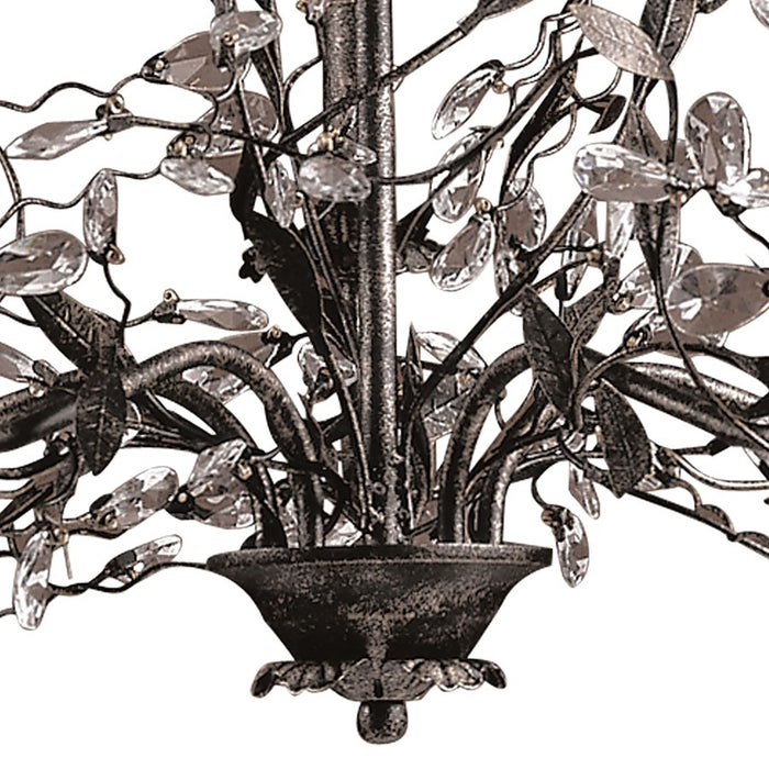 Atlas Lighting Circeo 27'' Wide 5Lt Chandelier, Deep Rust/No Shade