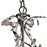 Atlas Lighting Circeo 27'' Wide 5Lt Chandelier, Deep Rust/No Shade