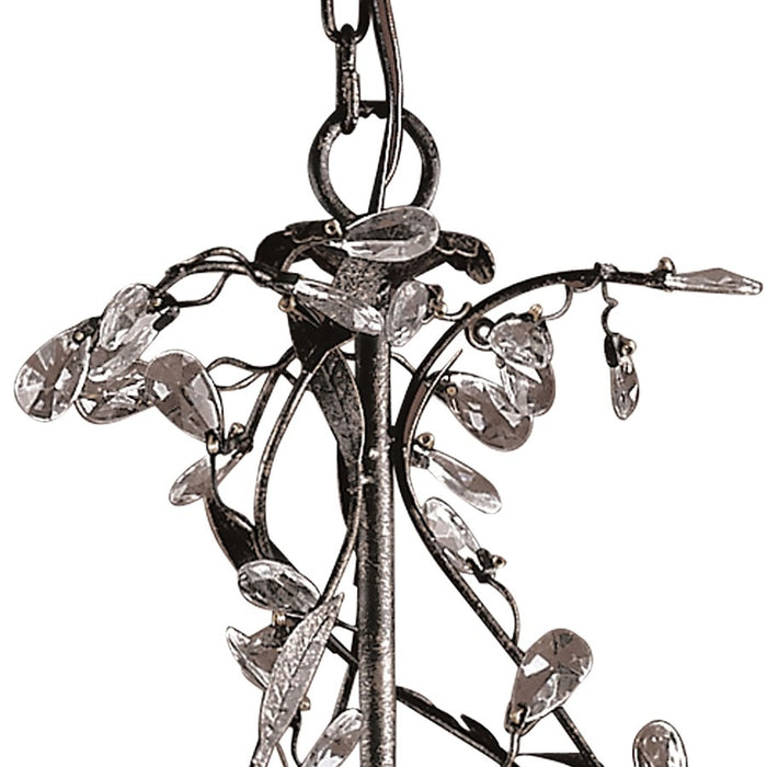 Atlas Lighting Circeo 27'' Wide 5Lt Chandelier, Deep Rust/No Shade