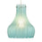 Atlas Lighting Coastal Scallop 8''W 1Lt Mini Pendant, Nickel/Green