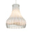 Atlas Lighting Coastal Scallop 8''W 1Lt Mini Pendant, Nickel/Clear