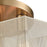 Atlas Lighting Compartir 15''W 3Lt Semi Flush Mount, Nickel/Nickel