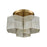 Atlas Lighting Compartir 15''W 3Lt Semi Flush Mount, Nickel/Nickel
