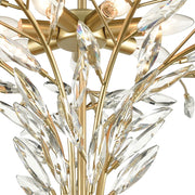 Atlas Lighting Flora Grace 28in 7-Light Chandelier | Traditional Champagne Gold and Clear Crystal | Dining Room & Entryway | Model CL12247-GD