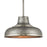 Atlas Lighting Kerin 16''W 1Lt Pendant, Textured Silver Gray/Gray