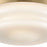 Atlas Lighting Riley 12'' Wide 2Lt Flush Mount, Satin Brass/White