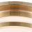 Atlas Lighting Riley 12'' Wide 2Lt Flush Mount, Satin Brass/White