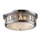 Atlas Lighting Salena 16'' Wide 3Lt Flush Mount, Chrome/Clear