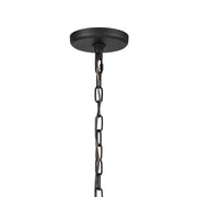 Atlas Lighting Continuance 30in 6-Light Chandelier | Modern Charcoal Metal | Dining Room & Living Room | 30 x 30 x 38 in | Model CL12524-BK