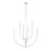 Atlas Lighting Continuance 30'' Wide 6Lt Chandelier, White Coral