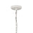 Atlas Lighting Continuance 30'' Wide 6Lt Chandelier, White Coral
