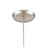 Atlas Lighting Planetario 5'' Wide 1Lt Mini Pendant, Nickel/Brown