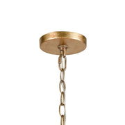 Atlas Lighting Katania 30in 9-Light Chandelier | Transitional Antique Gold Metal and Clear Crystal | Dining Room & Foyer | Model CL12533-GD
